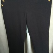 Page one Черные лосины из вискозы