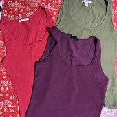 Amisu три майки р-р S