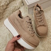 Хіт стильні зручні кросівки з екозамші