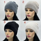 Женская шапка альпака разные цвета новинки сезона