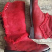 Шкіряні теплі чоботи устілька 25.5