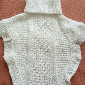 Снуд манишка. Новый. Белый. Подойдёт и взрослому.