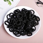 Лот-200шт. Набір мʼяких резиночок для волосся