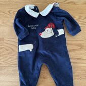 Велюровий чоловічок Fagottino (р.50) для новонароджених