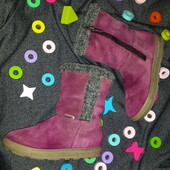 Еврозима сапоги для девочки замш 26 размер