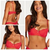 Hunkemoller! Яскравий жіночий бюстгалтер з мереживом 70G bittersweet! Лот 1