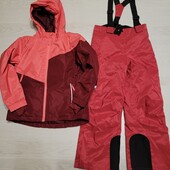 Дитячий термо комбінезон для дівчинки 122 128 crivit , new centrial Німеччина лыжные штаны куртка