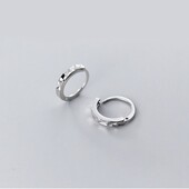 Мінімалістині срібні сережки 925