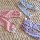 Повзунки штанцями на байці