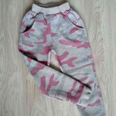 Smile girl теплые штанишки с карманами на девочку рост 110/116 см