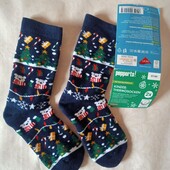 Утеплені шкарпетки 21-23, 27-30. Носки новорічні 4175