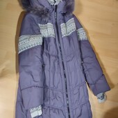 Зимовий пуховик, пальто теплий зручний на с-м