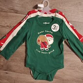 Новорічні боді малюкам 3 шт в упаковці