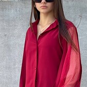 Блузка з красивими рукавами колір на вибір