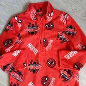Marvel теплый флисовый реглан на мальчика рост 110/116 см