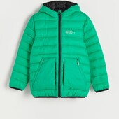 Зелена демісезонна куртка Reserved 146 р. в ідеальному стані