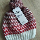 Crivit брендовая спортивная вязаная шапка с помпоном размер XS S