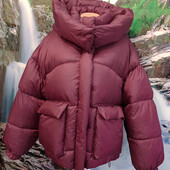 Класний пуфер-куртка трендового кольору MB.Objесt на шикарні форми.