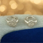 Сережки 'Xuping' Фіаніт (Родій) 060169