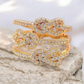 Каблучка 'Xuping' Фіаніт (позолота 18к) 061310