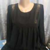 Платье из "жатки"(на подкладке) на женщину или подростка XS/S,см.замеры