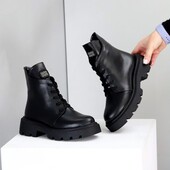 Натуральна шкіра.Черевики.якість