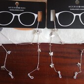 Підвіска метелики 2 парі на окуляри мед.сплав.не чорніє.