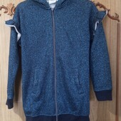 Тепла кофта з синім люрексом