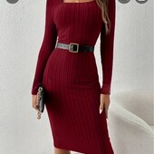 ❤️ Актуальный цвет ❤️платье бордо миди ❤️Смотрите мои лоты ❤️
