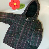 Тепла куртка 6-9 місяців( зріст 74 см