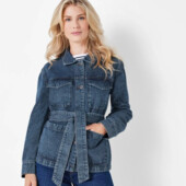 ♕ Стильна жіноча джинсова куртка esmara®, розмір наш 32-36(34 євро)