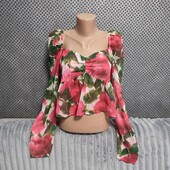 Симпатичная блузка- топ, р.38(евро)