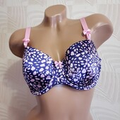 Прикольний атласний бюстгальтер 80DD