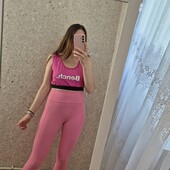 Рожеві лосінки, спорт ❤️ утяжка
