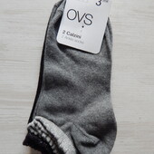 2пари. Жіночі короткі шкарпетки OVS.36-38