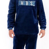 Тепла піжама з махри/ домашній комплект для чоловіків р. 52