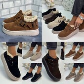 36-41 рр зимові черевики натуральна замша/шкіра чорний, шоколад, капучино, рудий, бежевий