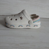 Капці кроси дитячі з хутром зірочки