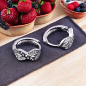 Сережки 'Xuping' Фіаніт (Родій) 069226