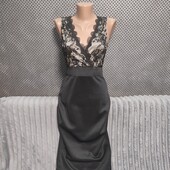 Шикарное нарядное вечернее платье по фигуре, р.38(евро)