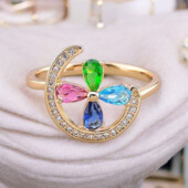 Каблучка 'Xuping' Фіаніт (позолота 18к) 069877