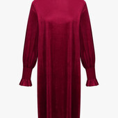 Сукня велюр❤️бургунді