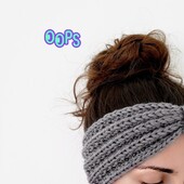 Повязка ручной работы на девочку 7-12 лет