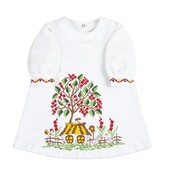 Сукня ясельна з вишивкою 62-80