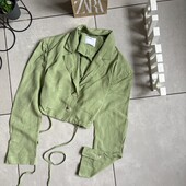 ✨ Стильний жакет натуральний льон на зав’язках. Рекомендую