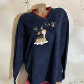 Теплый флисовый реглан размер 2ХЛ, состояние отличное