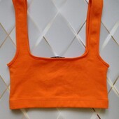 Топ коттоновый)размер xs/s ZARA