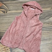 Распродажа! Удлиненная жилетка, кардиган с капюшоном на 7/8 оет