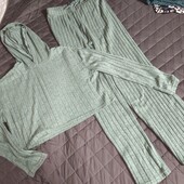 Shein 14p костюмчик рубчик