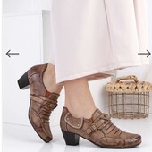 Легкие винтажные туфли на среднюю широкую ножку 39 р